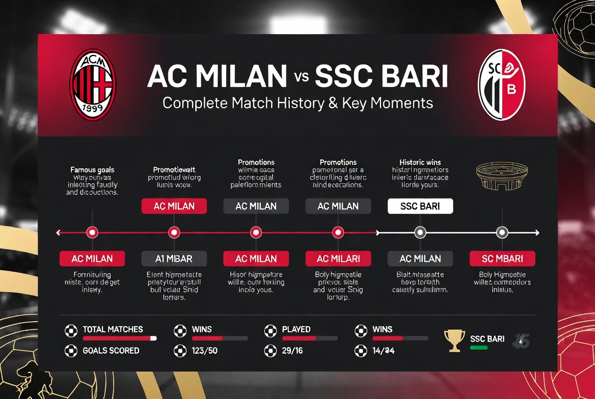 AC Milan vs SSC Bari Timeline