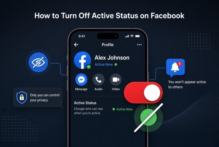 How to Turn Off Active Status on Facebook