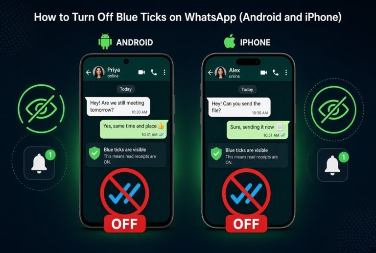 How to Turn Off Blue Ticks on WhatsApp